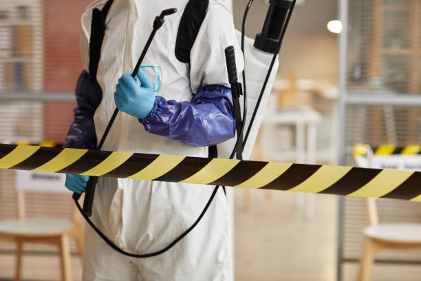 Professional Blood Cleanup technician working in La Honda, CA